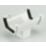 FloPlast  uPVC Square Running Outlet White 114mm x 65mm