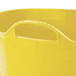 Red Gorilla  Polyethylene Tub Yellow 75Ltr
