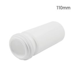 Flomasta  Rigid Straight Pan Connector Extension White 250mm