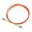 Labgear Duplex Multi Mode Orange LC- LC OM1 LSZH Fibre Optic Cable 3m
