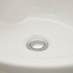 Highlife Bathrooms Unslotted Pop Up Mini Basin Waste Chrome 60mm