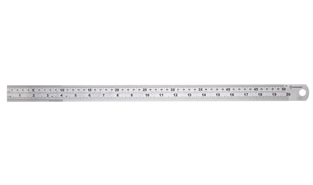 Magnusson Stainless Steel Ruler 20