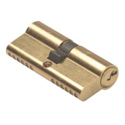 Union  6-Pin Euro Cylinder Lock 35-50 (85mm) Brass
