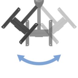 AVF Universal Side-Clamping Speaker Brackets Large Black