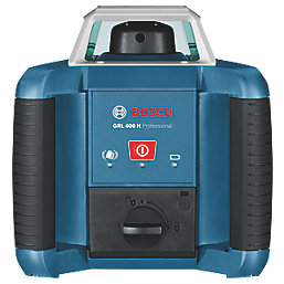 Bosch GRL400 Red Self-Levelling Rotary Laser Level With Receiver