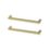 Essentials Golpar D Handles Brushed Brass 169mm 2 Pieces