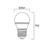 Sylvania Toledo E27 Mini Globe LED Light Bulb Frosted 470lm 4.2W