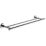 Medius Double Towel Rail Chrome 600mm x 125mm x 54mm