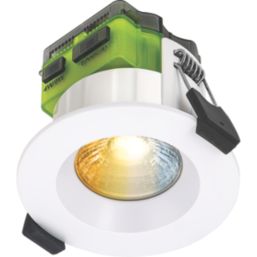 Luceco FType Mk 2 Regressed Fixed  Fire Rated LED Downlight CCT Colour Change  White 4-6W 710/725/750/745lm