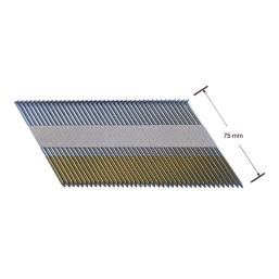 Erbauer Bright 34º Collated Nails Smooth Shank 3.1mm x 75mm 2200 Pack