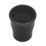 FloPlast  Round Downpipe Socket Black 68mm