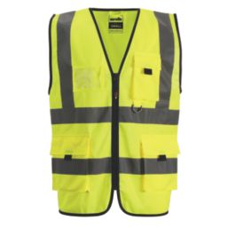 Scruffs  Hi-Vis Work Vest Yellow / Navy 2X Large 56" Chest