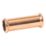 Flomasta  Copper Press-Fit Equal M-Profile Slip Couplers 22mm 2 Pack