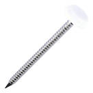Timco Polymer-Headed Nails White Head A4 Stainless Steel Shank 2.1 x 50mm 100 Pack