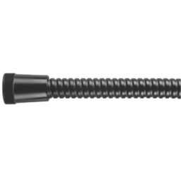 Croydex Nero Shower Hose Matt Black 10mm x 1.75m