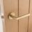 Eclipse Ultimate Revolve Fire Rated Lever On Rose Door Handle Pair Satin Brass 1 Pair