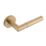 Eclipse Ultimate Revolve Fire Rated Lever On Rose Door Handle Pair Satin Brass 1 Pair