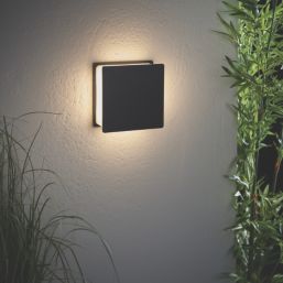 LAP Alba Outdoor LED Wall Light Black 12W 700lm
