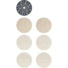 Bosch Expert M480 80 / 120 / 180 Grit Mesh Wood Sanding Net Starter Kit 150mm 7 Pack