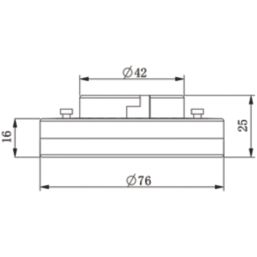 Sylvania ToLEDo Microlynx V2 840 SL GX53 Capsule LED Light Bulb  470lm 5W