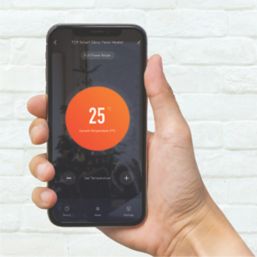 TCP  2kW Electric Portable or Wall-Mounted Glass Panel Heater White