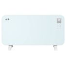 TCP  2kW Electric Portable or Wall-Mounted Glass Panel Heater White