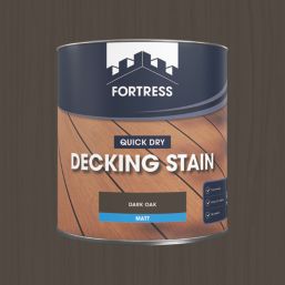 Fortress  2.5Ltr Dark Oak Anti Slip Decking Stain