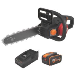 Worx WG350E 20V 1 x 4.0Ah Li-Ion PowerShare Pro Brushless Cordless 30cm Chainsaw