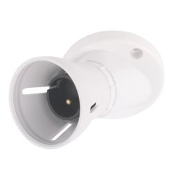 Essentials  Angled HO Batten Lamp Holder Light Fitting B22 2.52"