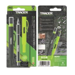 TRACER 200mm Precision Construction Pencil Set 2B 2 Pieces