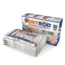 Dryzone Dryrod Damp-Proofing Rods White 180mm x 12mm 50 Pack