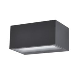 Lutec Gemini Outdoor LED Wall Light Black 8.8W 700lm
