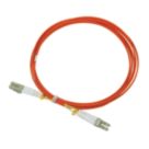 Labgear Duplex Multi Mode Orange LC- LC OM2 LSZH Fibre Optic Cable 3m