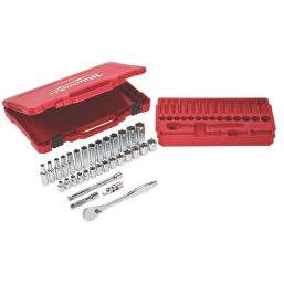 Milwaukee  3/8" Drive Ratchet & Socket Set 32 Pieces