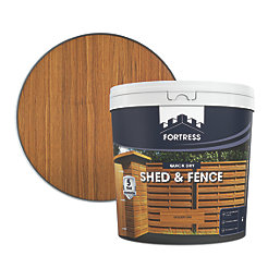 Fortress  Shed & Fence Stain Golden Oak 9Ltr