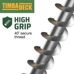 Timbadeck  PZ Double-Countersunk  Decking Screws 4.5mm x 85mm 100 Pack