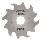 Trend CraftPro CR/BJB100T 6-Tooth Biscuit Jointing Blade 100mm x 22mm