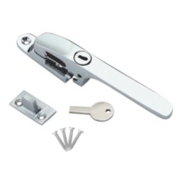 Smith & Locke Reversible Modern Lockable Casement Fastener Polished Chrome