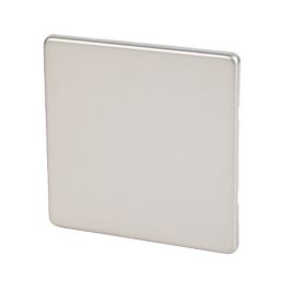 Varilight  1-Gang Blanking Plate Satin Chrome