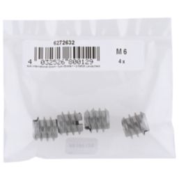 Suki Drill-In Threaded Sockets M6 x 10.5mm 4 Pack