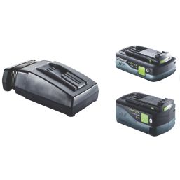 Festool TID 18-Set TPC 18/4 18V 2 x 4.0 / 5.0Ah Li-Ion Airstream Brushless Cordless Twin Pack