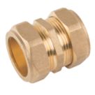 Midbrass  Brass Compression Equal Coupler 1/2" 2 Pack