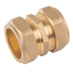 Midbrass  Brass Compression Equal Couplers 1/2" 2 Pack