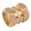 Midbrass  Brass Compression Equal Couplers 1/2" 2 Pack
