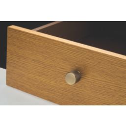 Elite Knobs & Handles Kensington Knurled Cabinet Knob Antique Brass 25mm