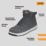 Site Toth Size 7  Grey  Steel Toe Cap Safety Trainer Boots