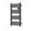 Flomasta 960mm x 540mm 1706BTU Black Flat Electric Towel Radiator