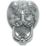 Fab & Fix Lions Head Door Knocker Polished Chrome 98mm x 136mm