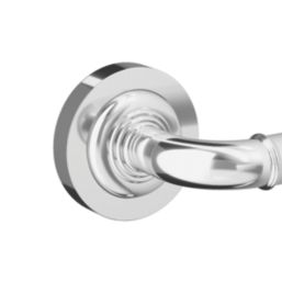 Cooke & Lewis Lizig Lever on Rose Handle Pair Polished Chrome