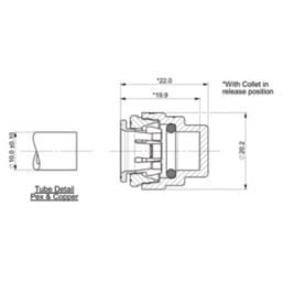 JG Speedfit  Plastic Push-Fit Stop Ends 10mm 10 Pack